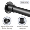Venwemong Wardrobe Rail,70-90cm Extendable Clothes Hanging Pole, Stainless Steel with