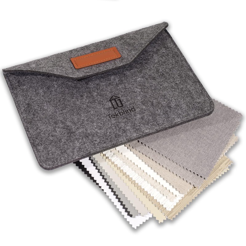 Tokbilnd Blackout Roller Shade Fabric Samples