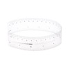 HARFINGTON Film Flexible Ruler 12 Inch 1mm Scale PET Plastic