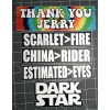 5-pack Grateful Dead Bumper Stickers V3 Jerry Garcia Dark Star