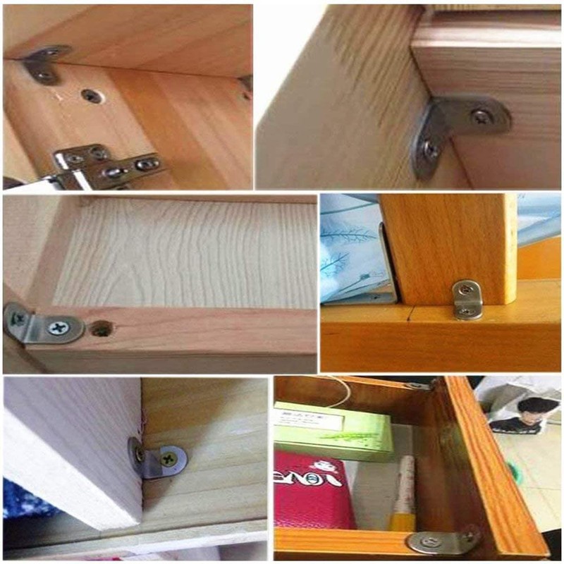 BuxiuGK Pack of 20 Angle Brackets 30 x 30 x