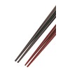 154 Husband and Wife Chopsticks Hexagonal Rinsara, Black, Red, Dishwasher