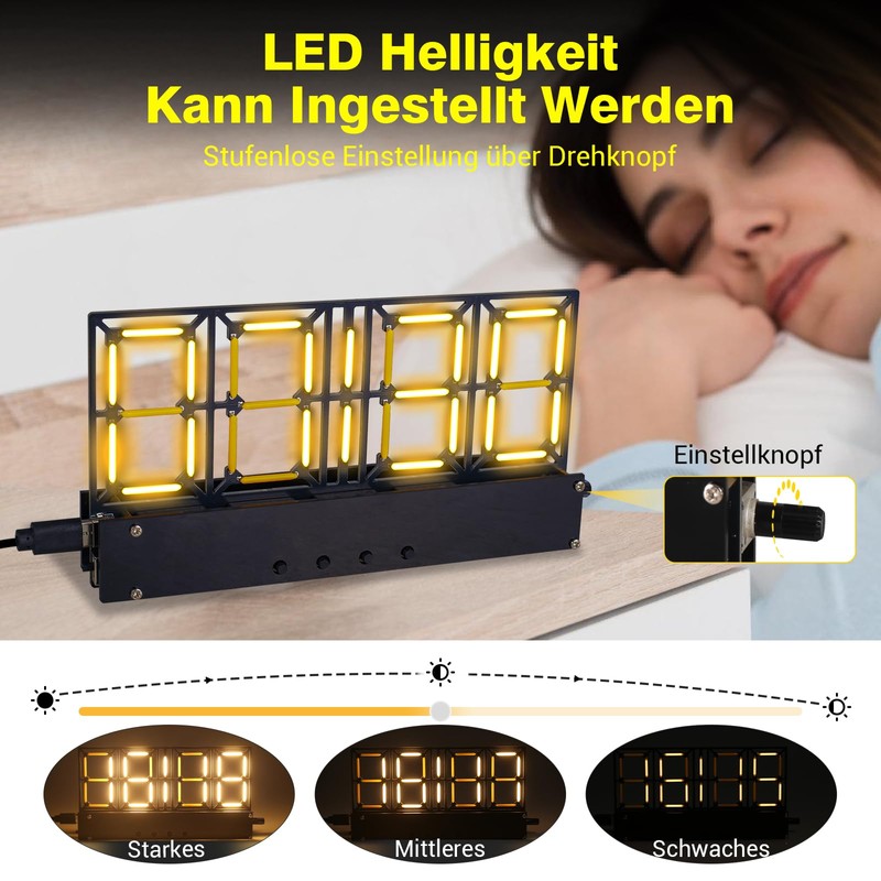 ICrduioo Digital Clock Soldering Kit