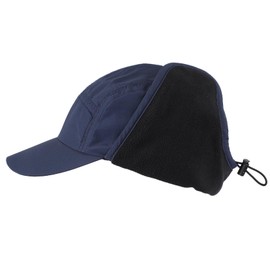 Decentron Kids Winter Hat Boys Earflap Beanie Fleece Stocking Cap Warm Trapper Hat Water Resistant Navy Blue