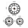 MIGENHOME Wall Clock Decorative 16 Inches Large Wall Clocks for