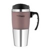 Thermos THERMOcafé™ Stainless Steel Double Wall Travel Mug - Mauve Trim 450mL