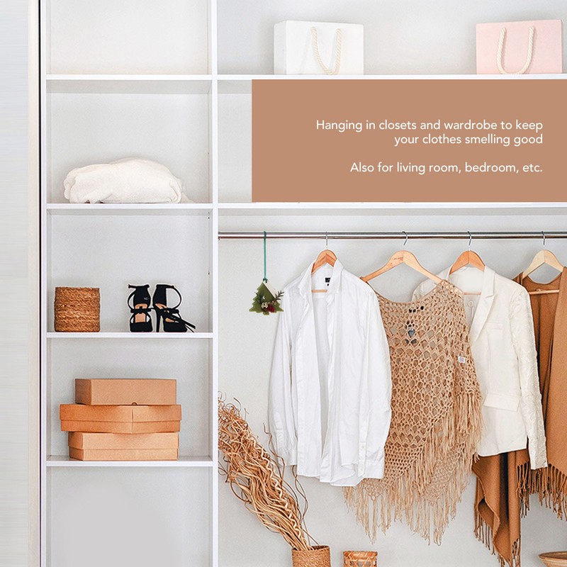 3pcs Aromatherapy Tablets Different Fragrances Tree Shaped Dry Flowers Scented