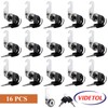 VIDETOL 16 Pack Security Cam Lock, 16mm Cabinet Locks with