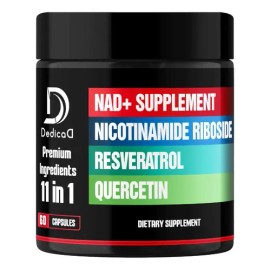 Suplemento Nad+ 11 En 1 Ribósido Nicotinamida + Resveratrol