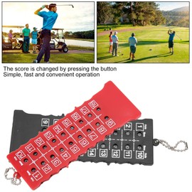 2 Scorers Stripes Scorer 18 Hole Scoreboard Punch Record Scoreboard 0-9 Scorecard for Practice Competition Sports Accessories 16 x 6 cm
