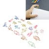 100pcs Colorful Paper Clips 20 Cute Shapes Stable Clamping Lightweight
