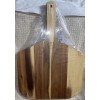 Pampered Chef ACACIA Wooden PIZZA PEEL Paddle- Bevel Edge