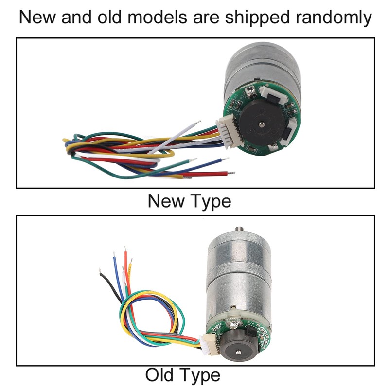 12V GM25 310 DC Encoder Gear Motor Metal Speed Reduction