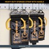 Firman Heavy-Duty Storage Strap with Handle, Cord Organizer with Hook