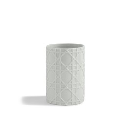 Kassatex ARN-T Rattan Tumbler, White