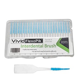 Vivid Interdental Brushes, Moderate, Plaque Removal FlexoPik, Box of 24