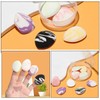 WOONEKY Mini Round Face Powder Puff Makeup Sponge Applicator Blending