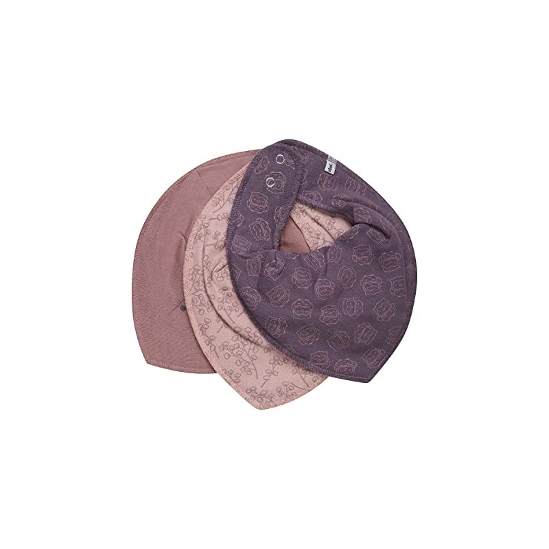 PIPPI Unisex Baby Triangle Bib, Burlwood