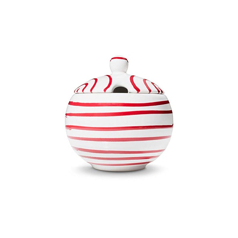 GMUNDNER KERAMIK Sugar Bowl with Cut-Out Diameter 10 cm Flamed