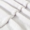 BEDELITE Fleece Blanket White Throw Blanket for Couch & Bed,