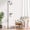 74" Shepherds Hook Stand for Plant: Hanging Bird Feeders, Plants,