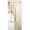 Lorraine Home Fashions Seville botín par, Color Crudo