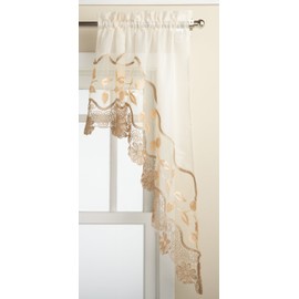 Lorraine Home Fashions Seville botín par, Color Crudo