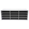 N/A 4-Tier Mail Sorter Organizer Countertop Literature Student Mailbox for