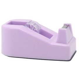 SHOIKOM Stylish and Sharp Desktop Tape Dispenser Cute Office Tape Dispenser for Desk - Non-Skid Base, Macaron Purple