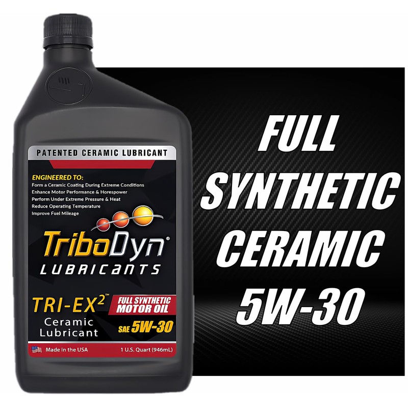 TriboDyn TRI-EX2 Synthetic Motor Oil with Ceramic Coating (5W-30, 5