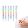 Coollooda Stackable Pencils (Set of 6) Funny Stackable Elementary School