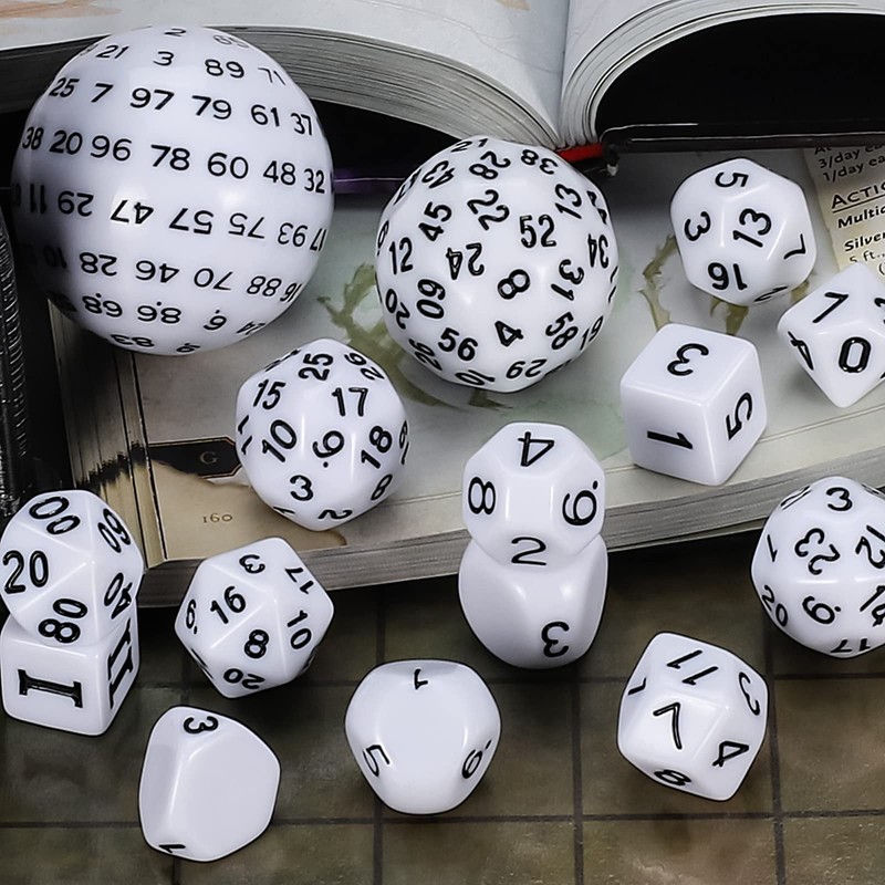 YILAIDA DND Dice Polyhedral Dice Set - 15 Pieces with