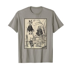 Vintage Wizard of OZ Scarecrow Dorothy and Toto Shirt T-Shirt