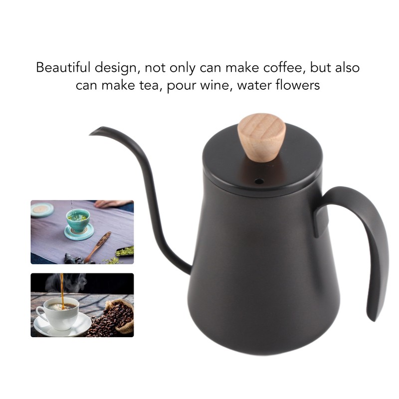 Coffee Kettle 304 Stainless Steel Gooseneck Spout Coffee Pot with