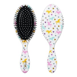 Red by Kiss Detangling Hair Brush Glides Through Tangles With Ease For All Hair Types Kids Friendly Size Hair Detangler Wet or Dry Hair (Unicorn)