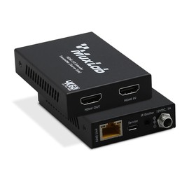 MuxLab HDMI Extender Pair Over Cat5e/6| Up to 165 feet (50m) | Full HD 1080P@60HZ | Supports 3D | HDMI Loop-Out | 2 Way IR | Dolby Digital Plus, Dolby TrueHD, DTS-HD Master Audio (100504-V2)