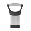 Stainless Steel Onion Holder with Tines for Cutting Vegetables Comb