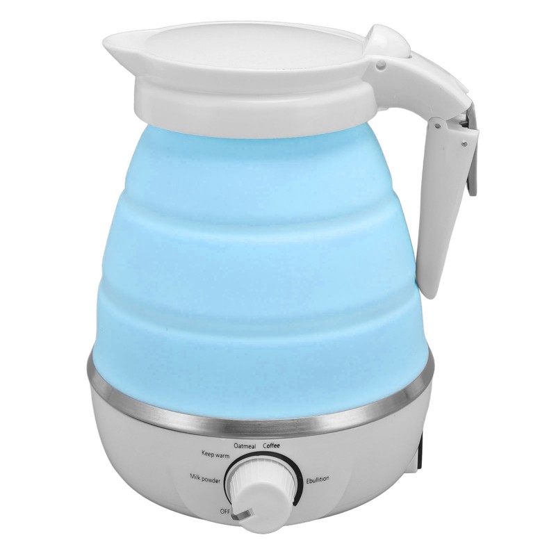850W Foldable Electric Kettle 600ml Silicone Auto Power Off Collapsible