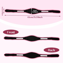 Sculpting Mask, Reusable V-Line Mask, Breathable V-Shaped Face Lifting Bandage, Anti-Wrinkle Mask for Lifting Neck and Chin (03)