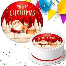 MERRY CHRISTMAS SANTA & RUDOPLH MERRY CHRISTMAS SANTA & RUDOPLH CRR008 CRS008