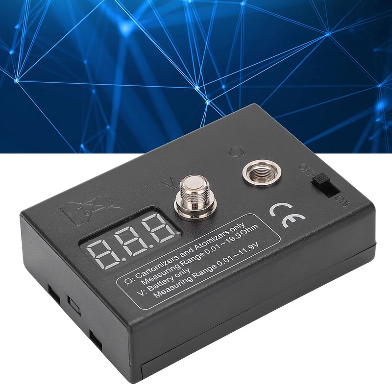 Wire OHM Meter, Coil Resistance Tester Accurate ABS Digital Display