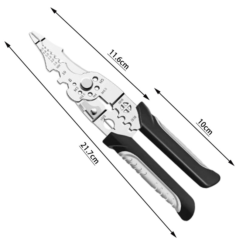 FGXY Wire Strippers, Multifunctional Wire Stripper Crimper Cable Cutter Pliers,