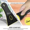 Perco 3-Inch Plastic Scraper with 3 Extra Blades for Quick