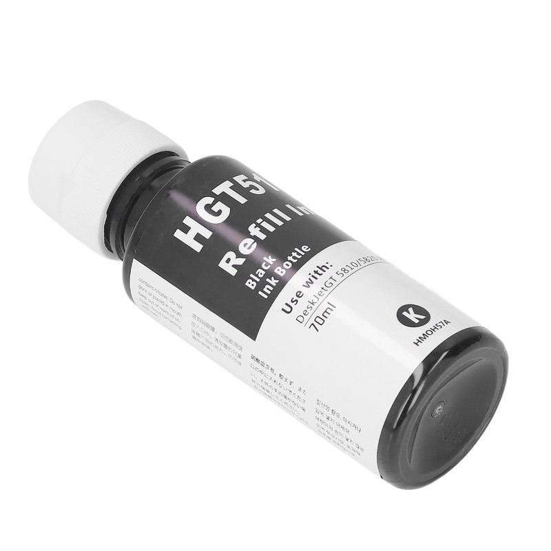 70ML Capacity Refill Ink Bottled Printing Ink Replacement for HP
