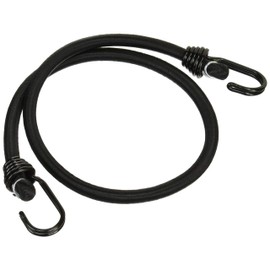 SK11 SKG-R1070BK Rubber Rope, J Hook, Double Ended Hook, Round Rubber Type, 0.4 x 27.6 inches (10 x 70 cm)
