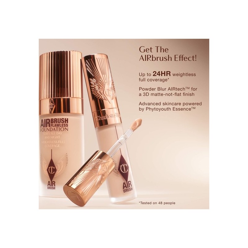 Charlotte Tilbury Airbrush Flawless Crease-Proof Long-Wear Blur Concealer with Hyaluronic
