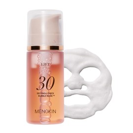 MENOKIN MENOKIN 30 Seconds Bubble Serum Mask [No wait, Simply rubbing the bubble into your skin, finish the facial mask][LIFT] Collagen & Niacinamide Mask, Radiance-boosting 3.21 fl.oz