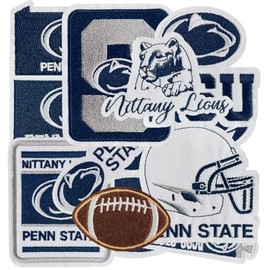 13 Pcs Pennsylvania Fans' Favorite Football Iron on Patches for Hats, Backpacks, Jean and Jackets, Perfect for Both Men and Women