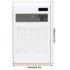 Calculator, 10 Digits Large Buttons Calculator, Solar Desktop Calculator with