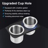 Middle Row CupHolder, Dual Rear Cup Holder Compatible with 2015-2020